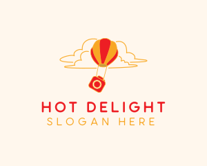 Hot Air Balloon Camera  logo design