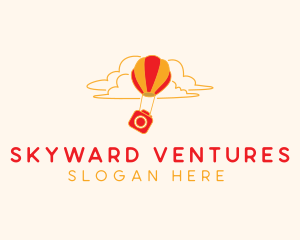 Hot Air Balloon Camera  logo design