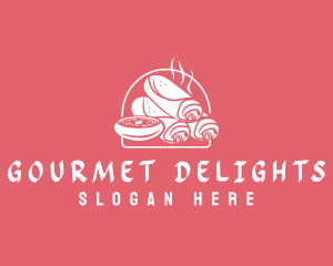 Spring Rolls Cuisine logo design