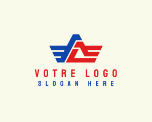 Eagle Wings Letter A Logo