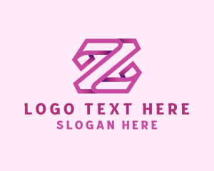 Letter Z - Gradient Ribbon Tech logo design