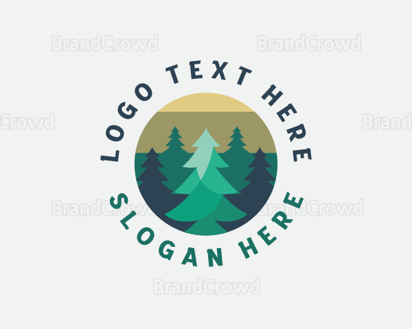 Pine Tree Forest Logo