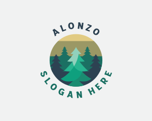 Pine Tree Forest logo design