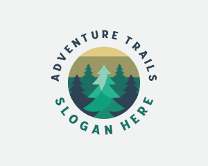 Pine Tree Forest logo design