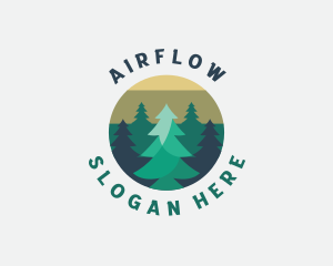 Pine Tree Forest logo design