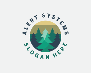 Pine Tree Forest logo design