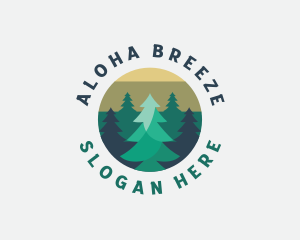 Pine Tree Forest logo design