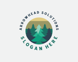 Pine Tree Forest logo design