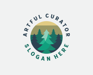 Pine Tree Forest logo design