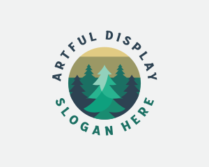 Pine Tree Forest logo design