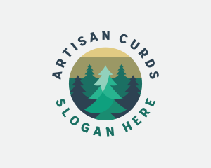 Pine Tree Forest logo design