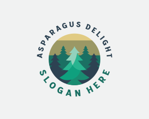 Pine Tree Forest logo design