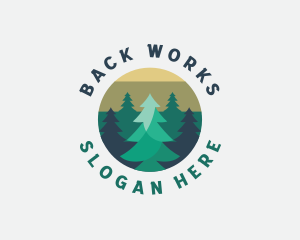 Pine Tree Forest logo design