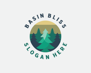 Pine Tree Forest logo design