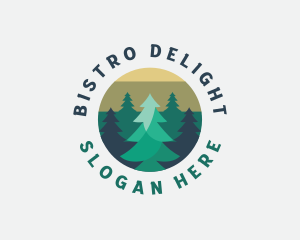 Pine Tree Forest logo design