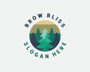 Pine Tree Forest logo design