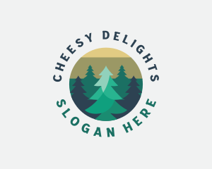 Pine Tree Forest logo design