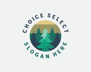 Pine Tree Forest logo design