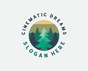 Pine Tree Forest logo design