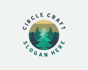 Pine Tree Forest logo design