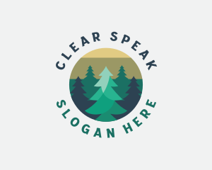 Pine Tree Forest logo design