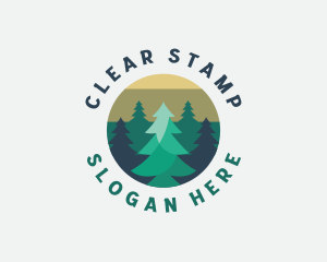 Pine Tree Forest logo design