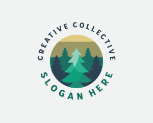 Pine Tree Forest logo design