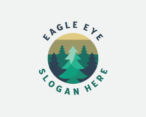 Pine Tree Forest logo design