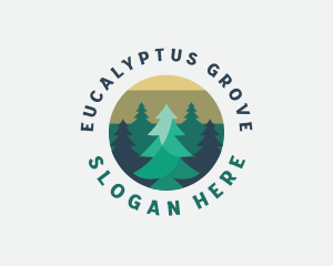 Pine Tree Forest logo design