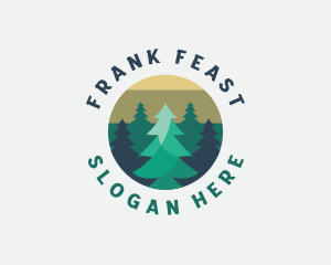 Pine Tree Forest logo design