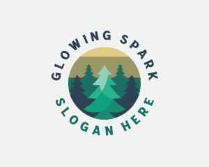 Pine Tree Forest logo design