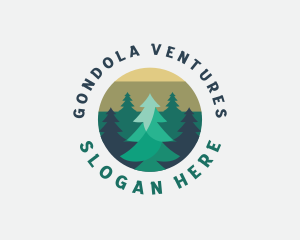 Pine Tree Forest logo design