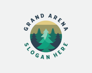 Pine Tree Forest logo design