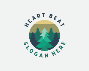 Pine Tree Forest logo design