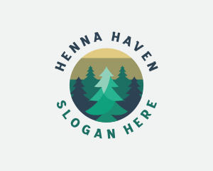 Pine Tree Forest logo design