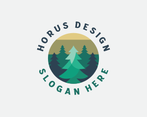 Pine Tree Forest logo design