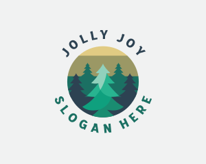 Pine Tree Forest logo design