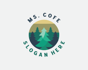 Pine Tree Forest logo design