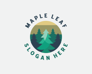 Pine Tree Forest logo design