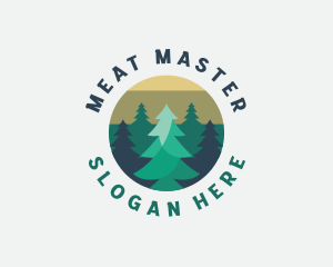 Pine Tree Forest logo design