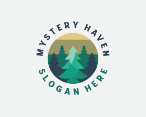 Pine Tree Forest logo design