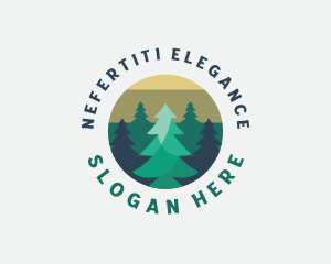 Pine Tree Forest logo design