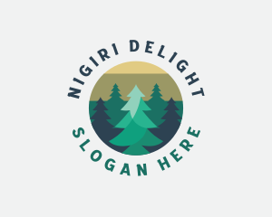 Pine Tree Forest logo design