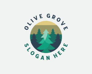 Pine Tree Forest logo design