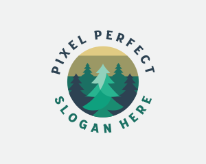 Pine Tree Forest logo design