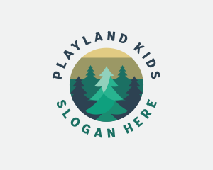 Pine Tree Forest logo design