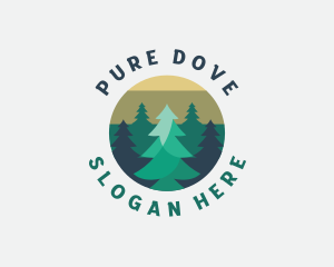 Pine Tree Forest logo design