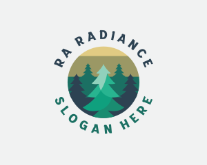 Pine Tree Forest logo design