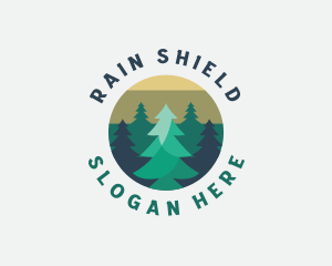 Pine Tree Forest logo design