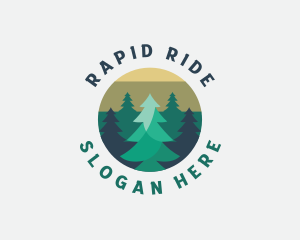 Pine Tree Forest logo design